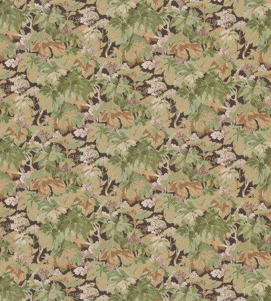 Country Walk Fabric by Mulberry Home Charcoal