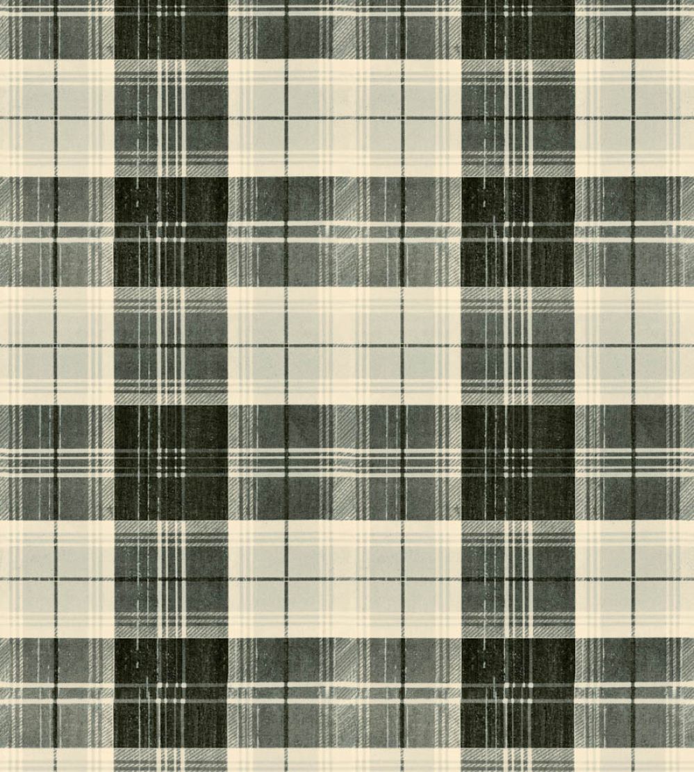Countryside Plaid Wallpaper by MINDTHEGAP Charcoal