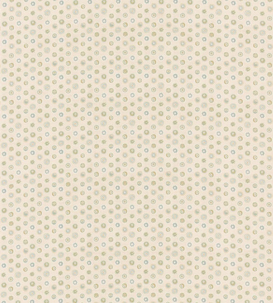 Court Buttons Fabric by GP & J Baker Blue/Green