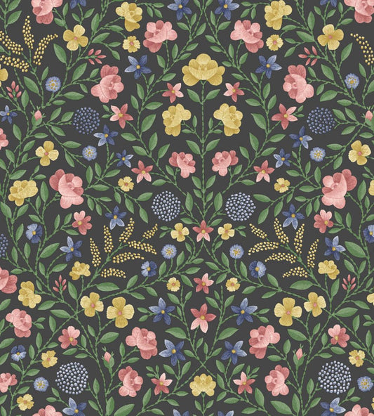 Court Embroidery Wallpaper by Cole & Son Yellow