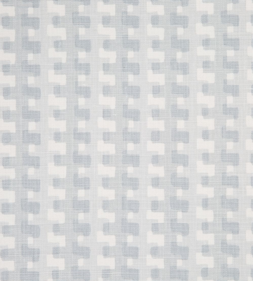 Cremaillere Fabric by Christopher Farr Cloth Soft Blue