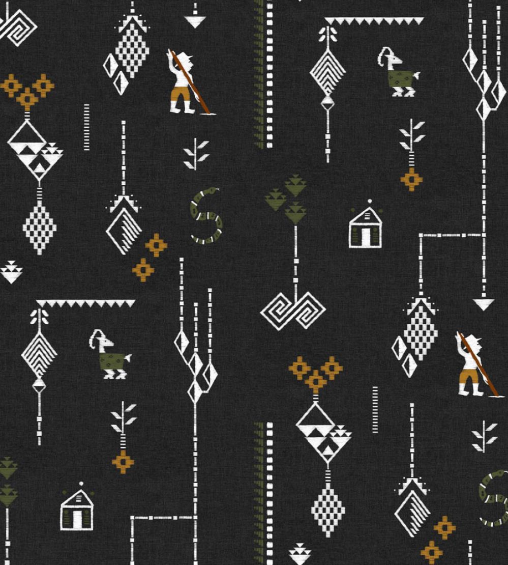 Criollo Wallpaper by Coordonne Carbon