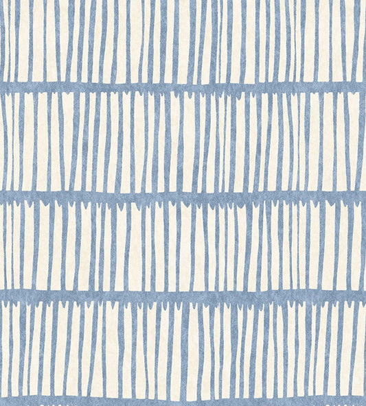 Crochet Wallpaper by Christopher Farr Cloth Cobalt