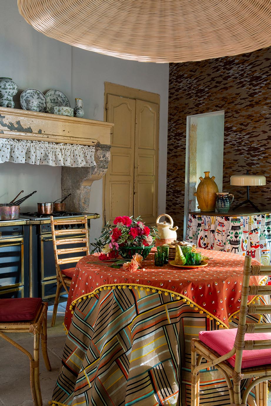 Croisette Fabric by Pierre Frey shown in a room setting (view 2)