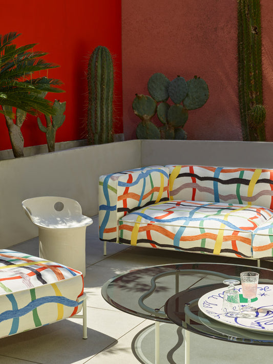 Crossroads Fabric by Pierre Frey shown in a room setting (view 1)