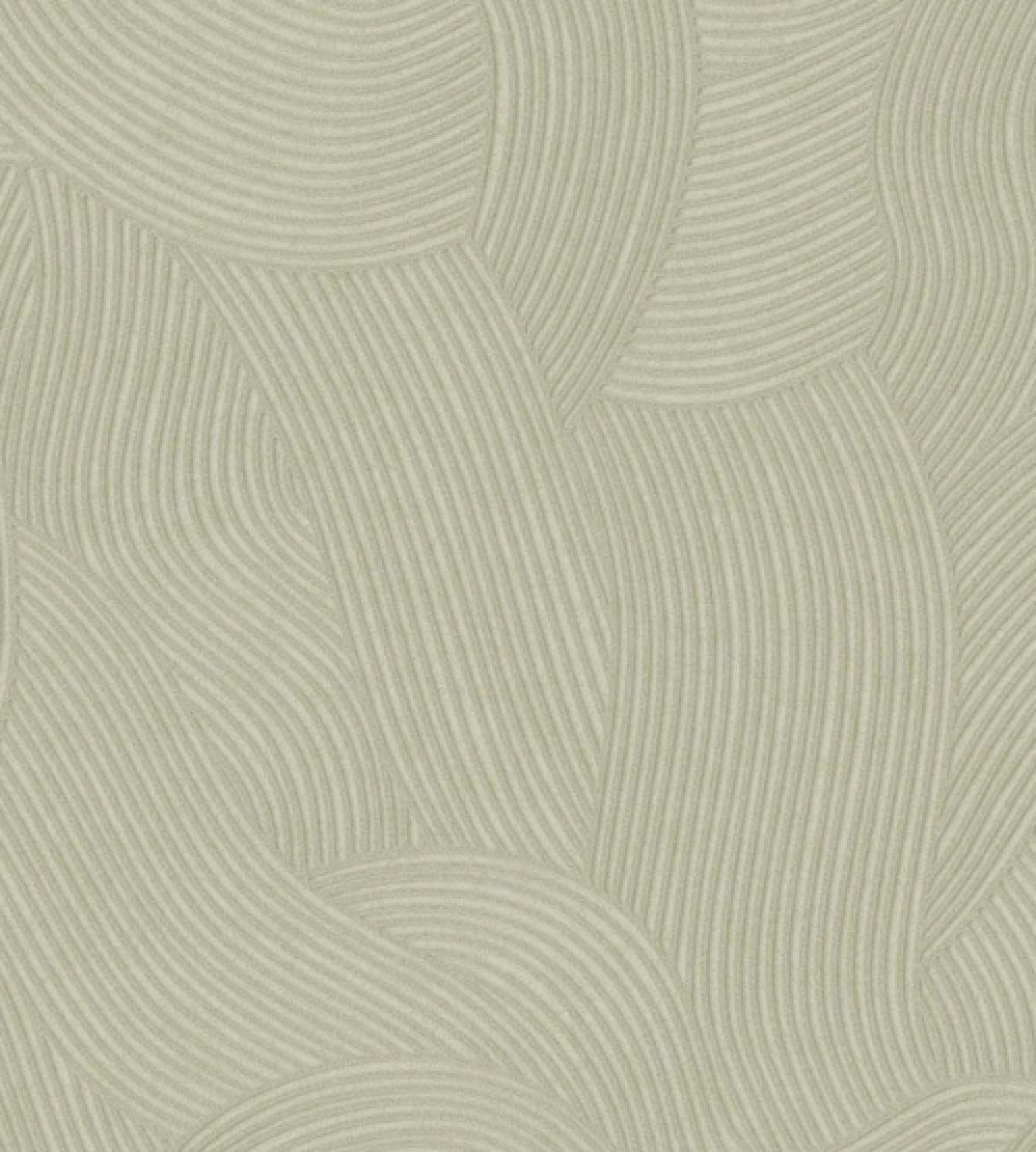 Ripple Wallpaper by Eijffinger Green