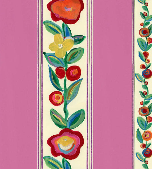 Dainty Flowering Wallpaper by MINDTHEGAP Violet