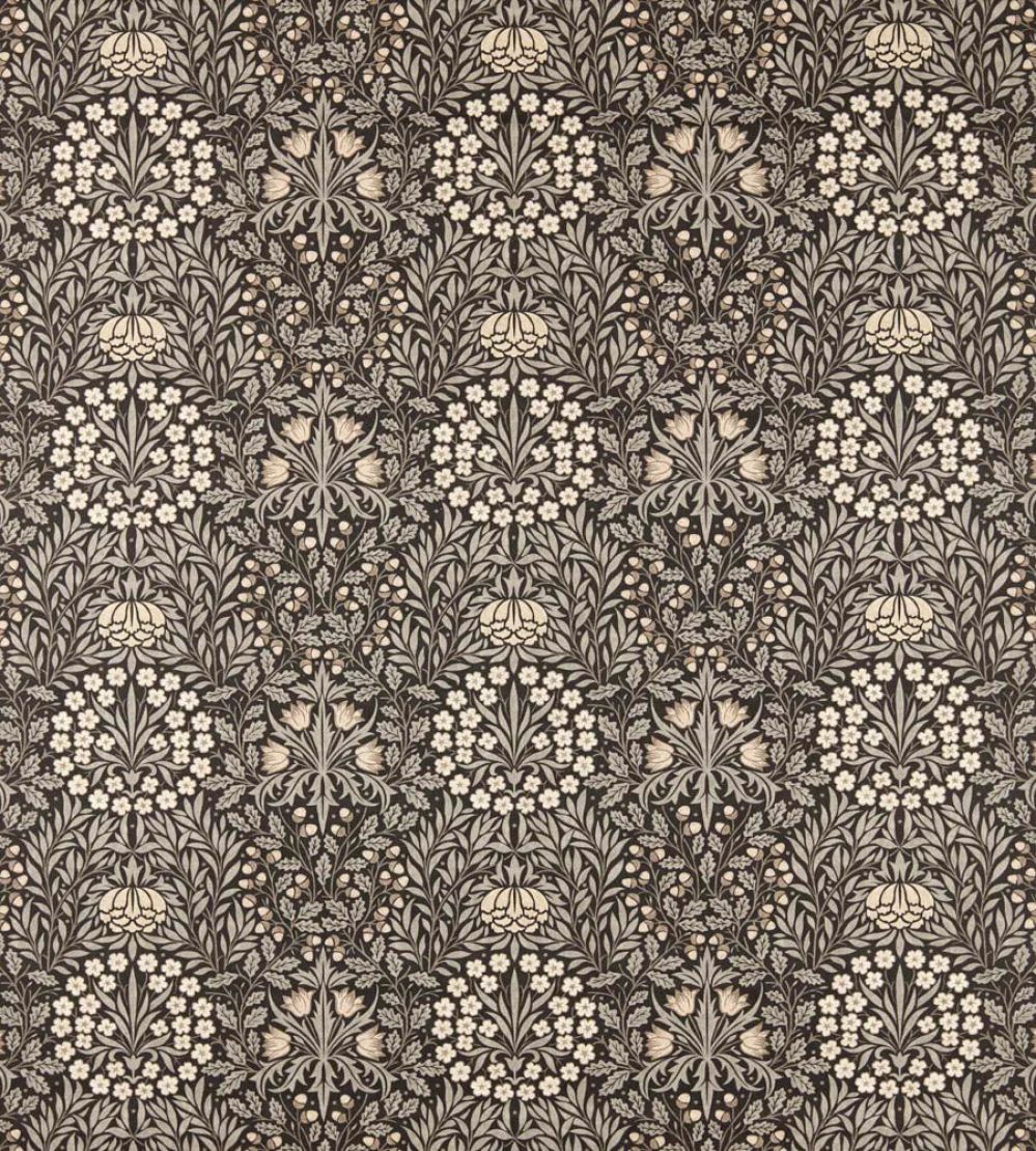 Daisy & Oak Fabric by Morris & Co Ink/Graphite