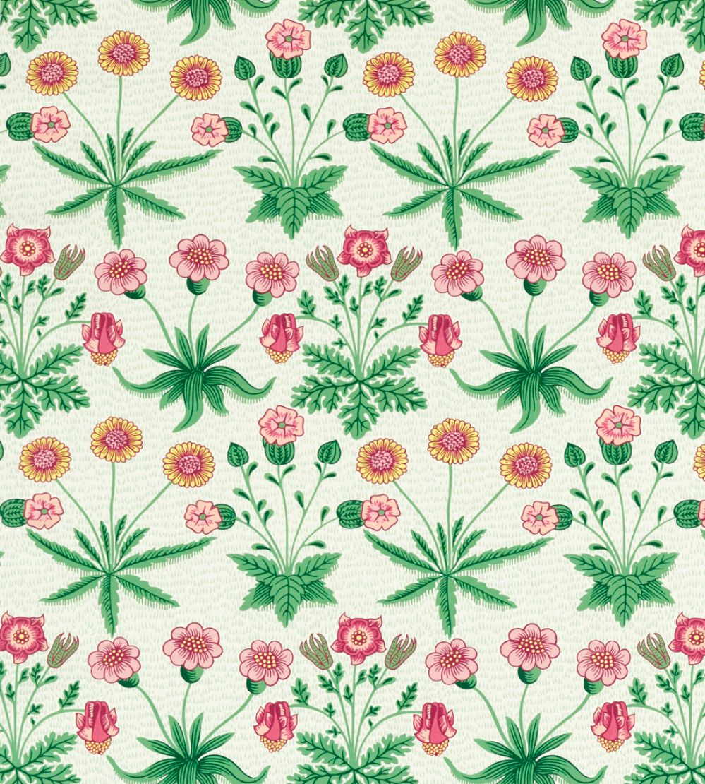 Daisy Fabric by Morris & Co Strawberry Fields