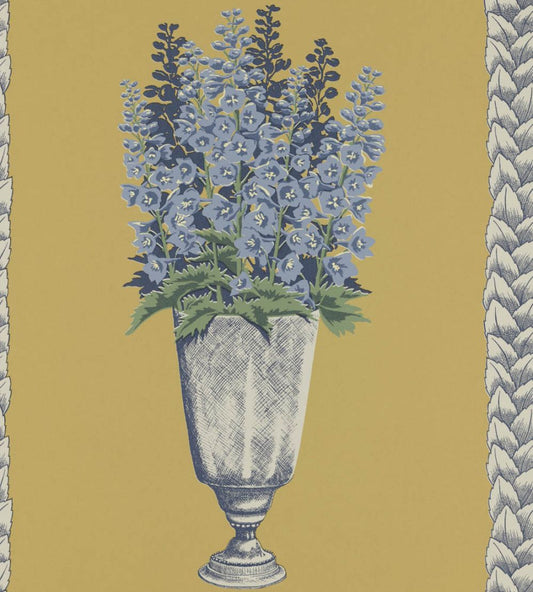 Delphinium Wallpaper by Langelid Von Bromssen Mustard