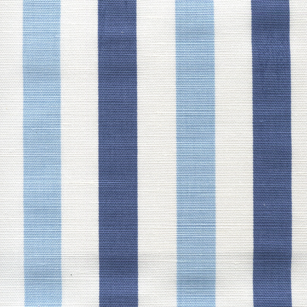 Dune Multi Color Navy Sky on White fabric by China Seas