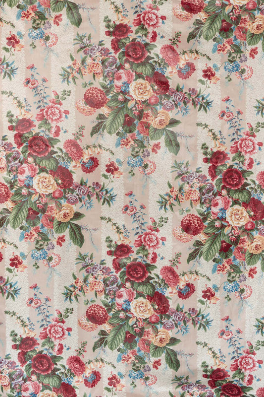 Eastleigh Fabric by Jean Monro in Ruby