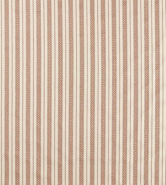 Elm Stripe Fabric by Morris & Co Apricot/Linen
