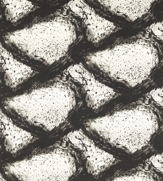 Enigmatic Fabric by Harlequin Black Earth