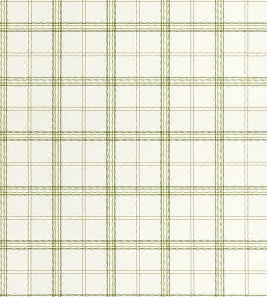 Ezra Plaid Wallpaper by Scalamandre Olive