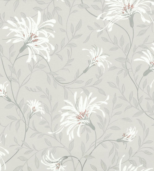 Fairhaven Wallpaper by 1838 Wallcoverings Grey