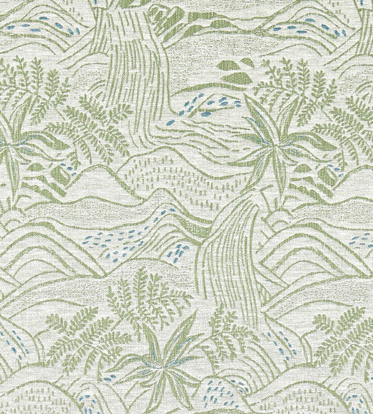 Falling Foss Weave Fabric by Scion Seaglass