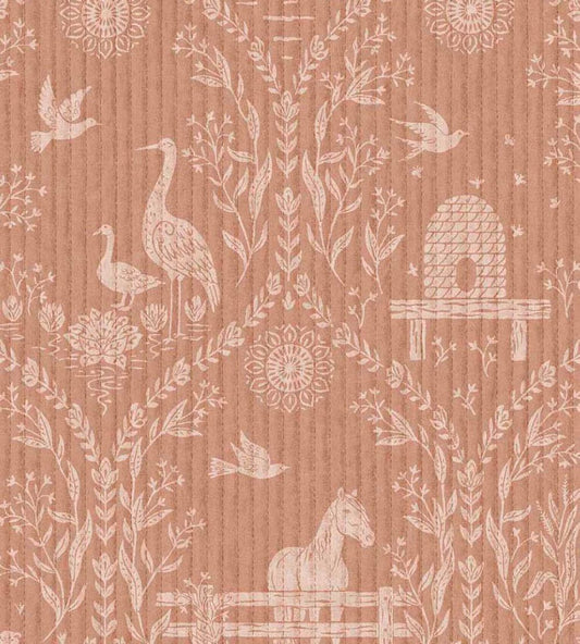 Homestead Wallpaper by Eijffinger Orange