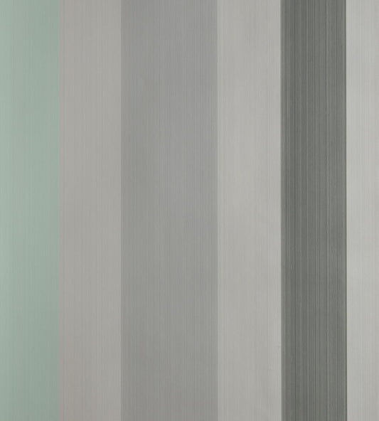 Chromatic Stripe Wallpaper by Farrow & Ball Chappell Green