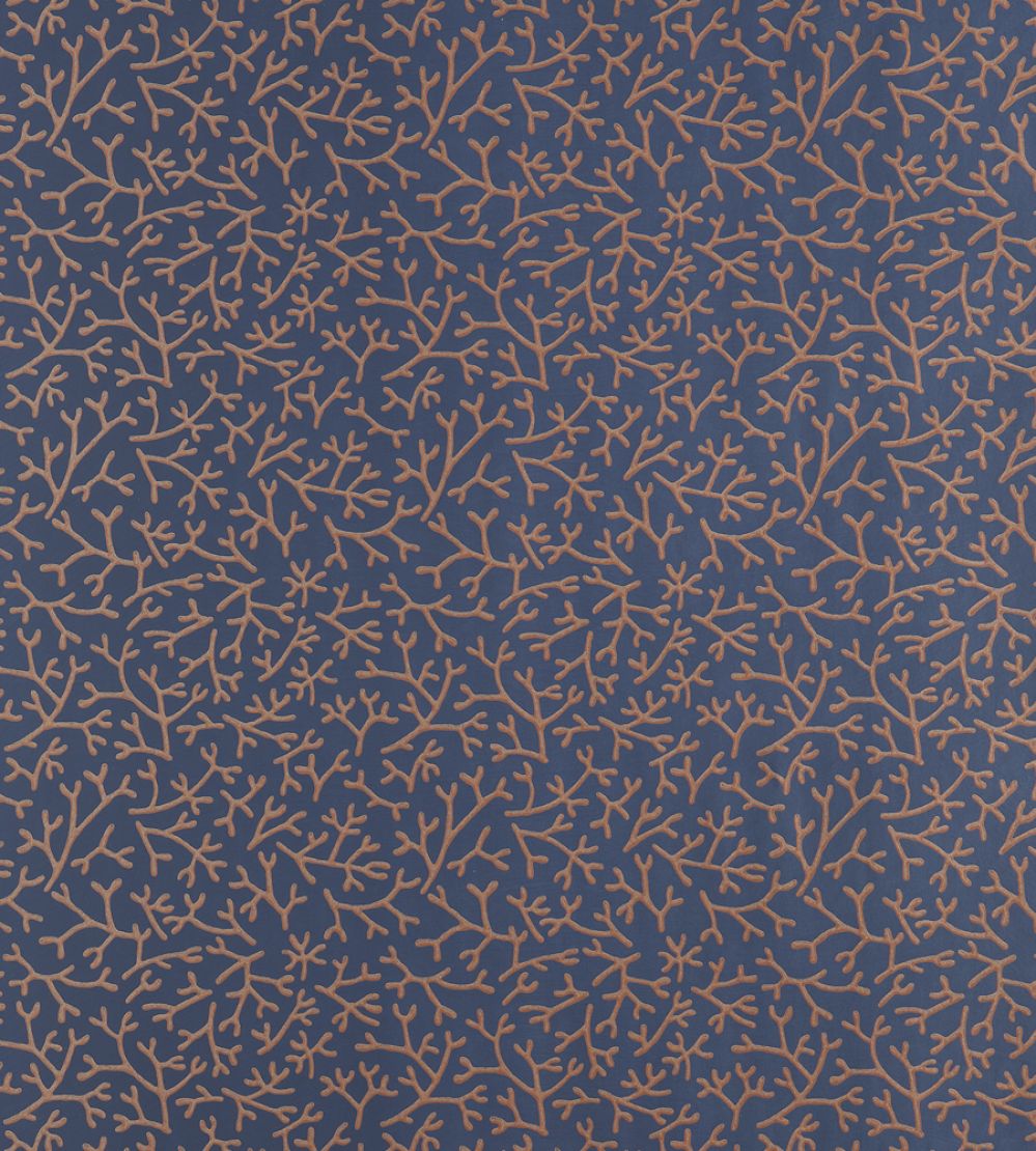 Samphire Wallpaper by Farrow & Ball Stiffkey Blue
