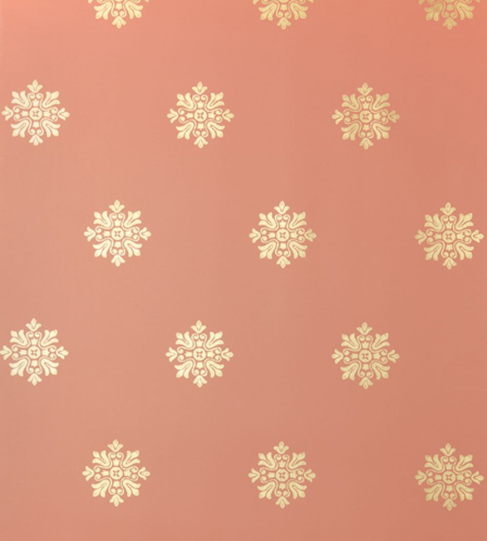 Brockhampton Star Wallpaper by Farrow & Ball Book Room Red