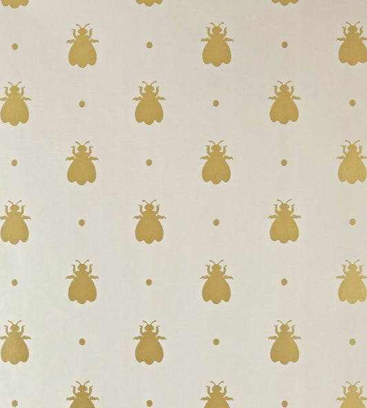 Bumble Bee Wallpaper by Farrow & Ball Light Grey