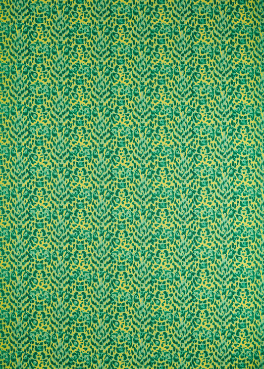 Felis Lime fabric by Clarke & Clarke