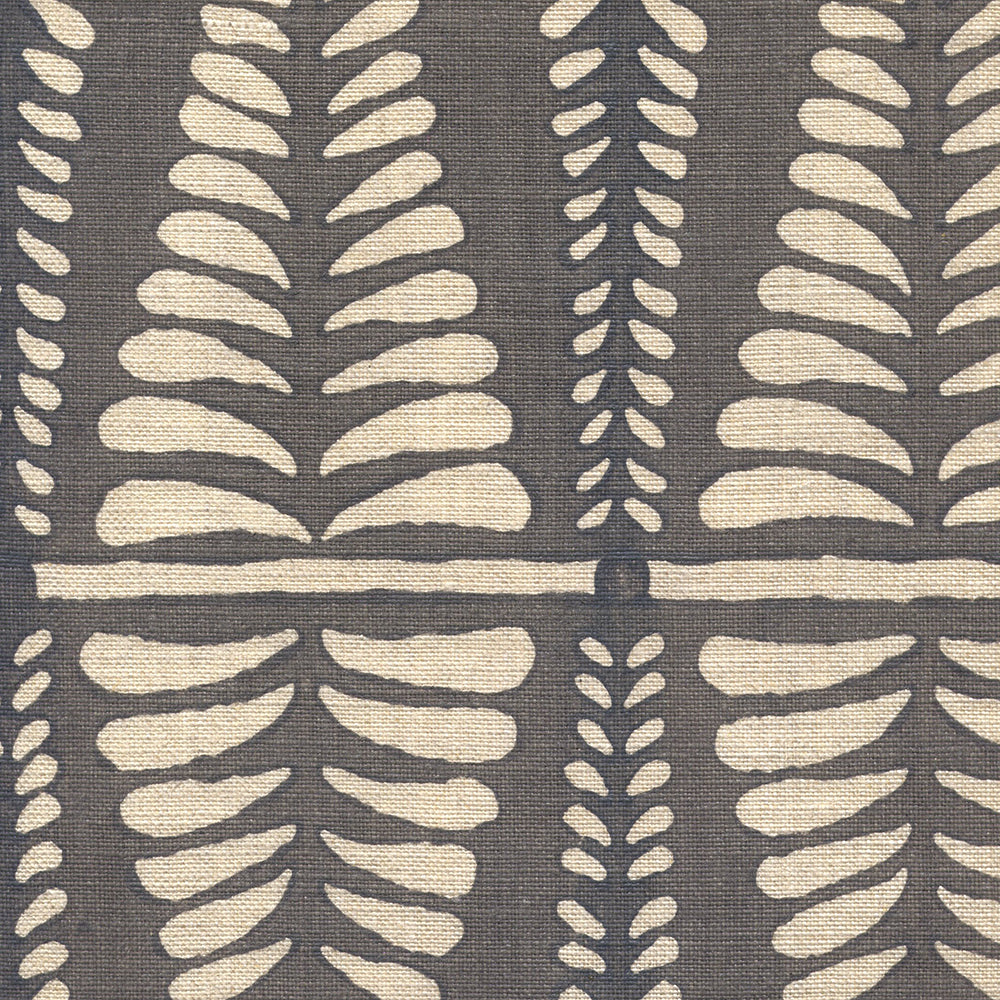 Fern Handblock Fabric by Galbraith & Paul in Cadet