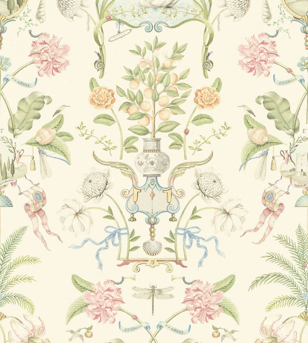 Festa di Lividonia Infinito Wallpaper by Eijffinger Off White