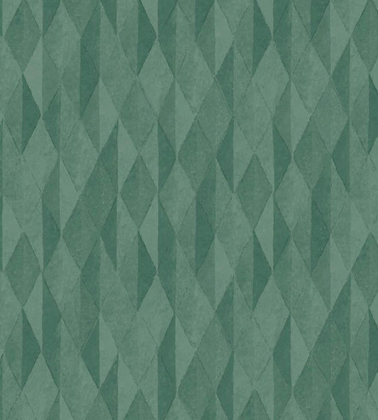 Festival Diamond Wallpaper by Eijffinger Green