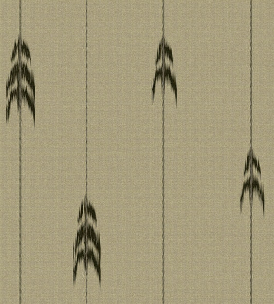 Fir Pattern Wallpaper by MINDTHEGAP Taupe/Dark Green