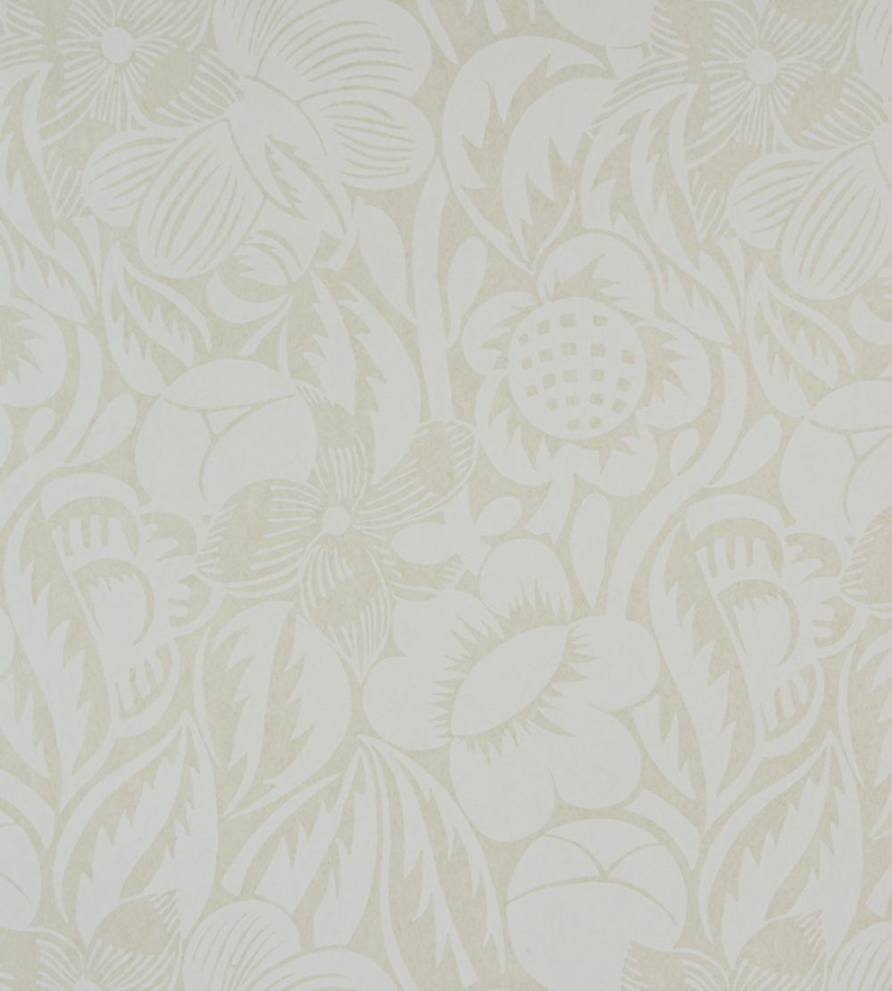 Fleurs Etoilees Wallpaper by Christopher Farr Cloth Vanilla