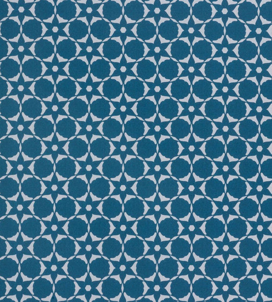 Flower Cut Out Wallpaper by Vanderhurd Indigo