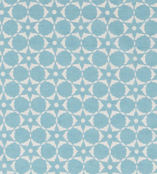 Flower Cut Out Fabric by Vanderhurd Powder Blue/Moonstone