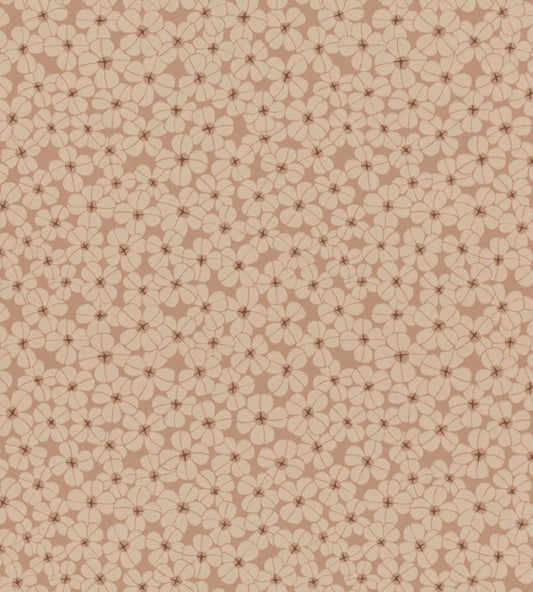 Flower Shower Wallpaper by Langelid Von Bromssen Dusty Coral