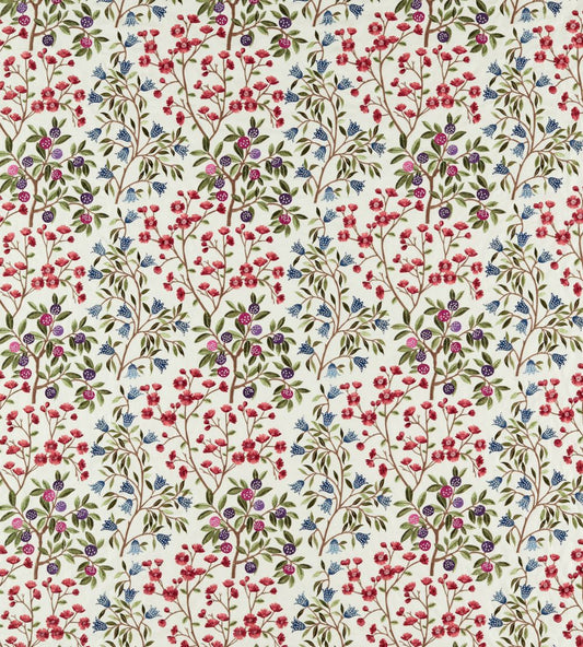 Foraging Embroidery Fabric by Sanderson Meadow Violet