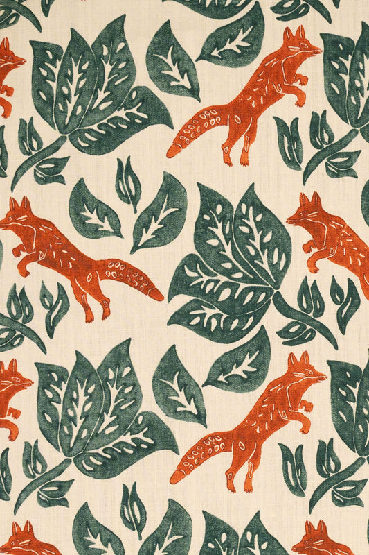 Foxy Fabric by Jean Monro in Forest Tan