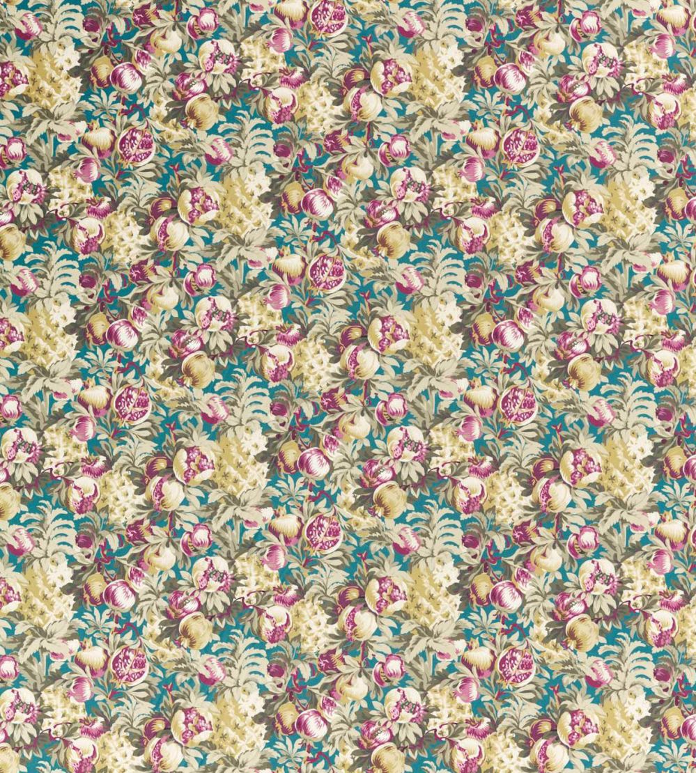 Francis Velvet Fabric by Clarke & Clarke Teal
