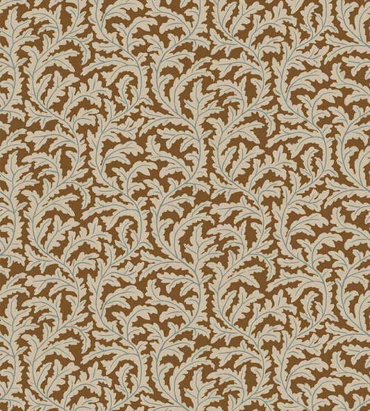 Frond Ogee Wallpaper by Josephine Munsey Sepia