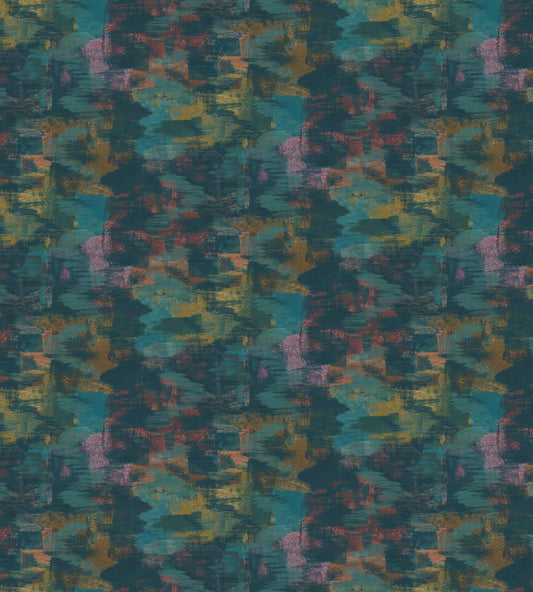 Fusion Fabric by Arley House Peacock Blue