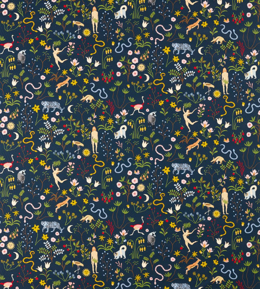 Garden of Eden Fabric by Scion Midnight