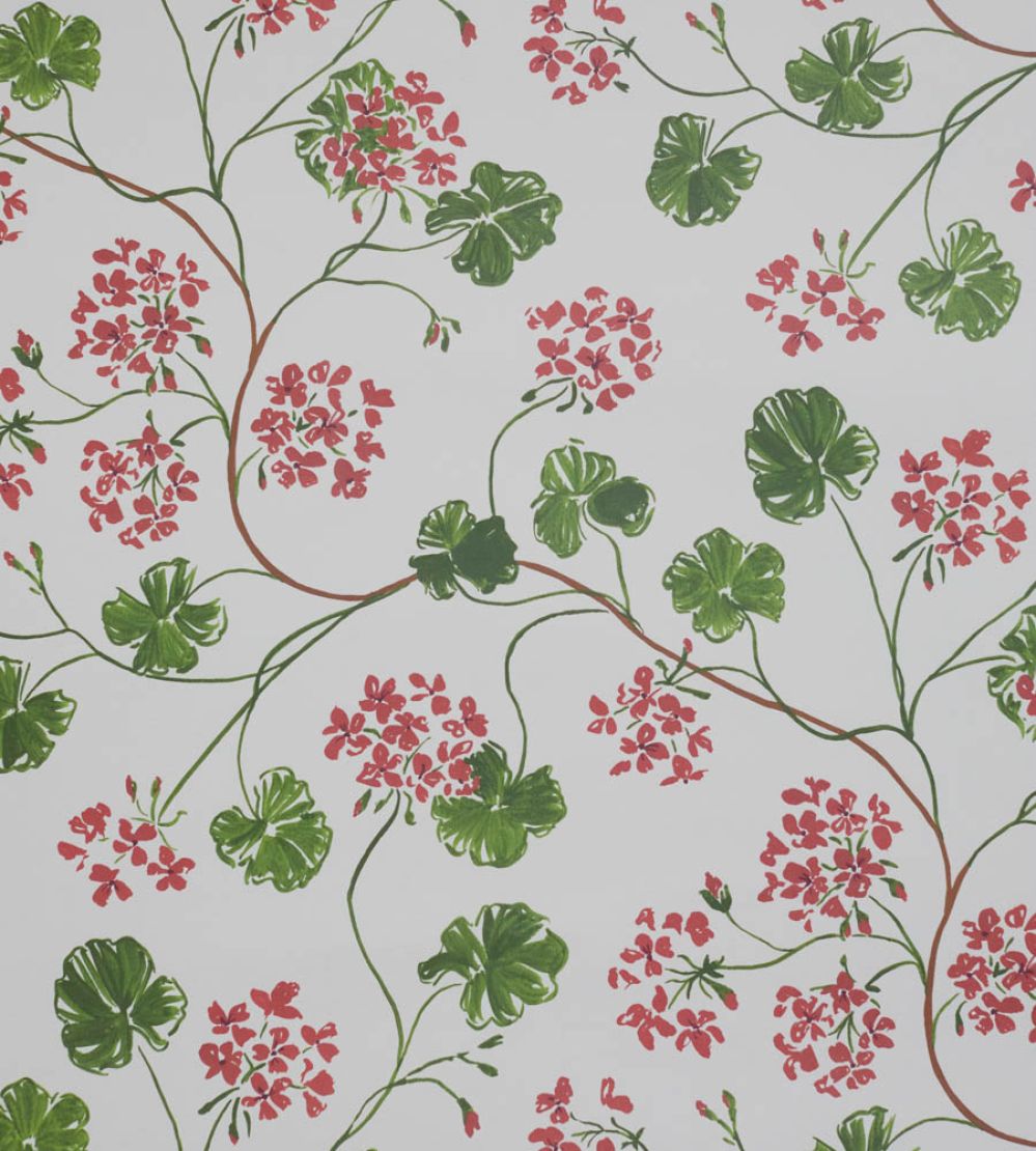 Geraniums Wallpaper by Sophie Harpley Original