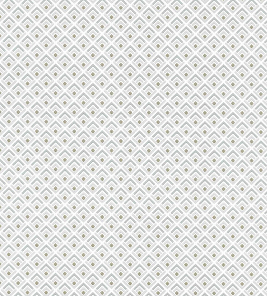 Gio Wallpaper by 1838 Wallcoverings Grey