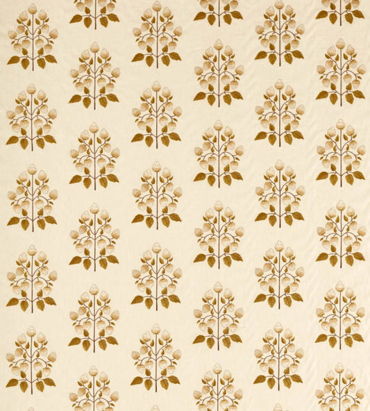 Goldings Hops Fabric by Sanderson Lichen/White Blossom