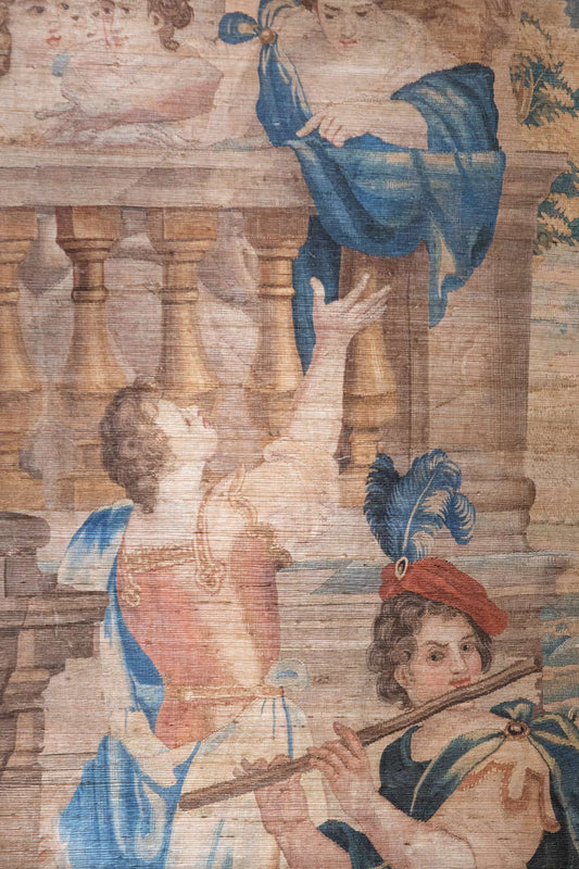 Gothic Drawing Room Mural by Watts 1874 in Northmore - Grasscloth