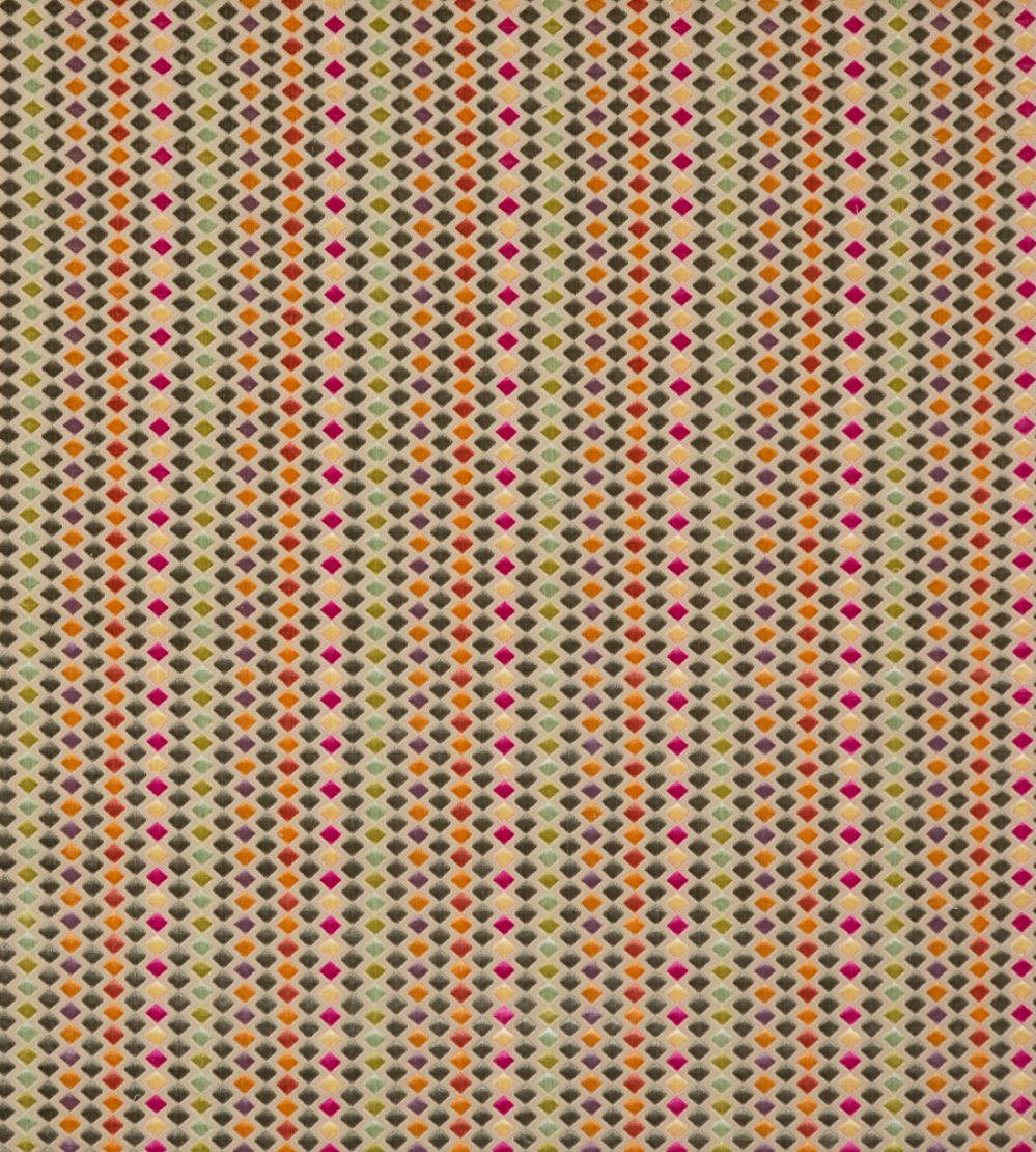 Clarendon Diamonds Fabric by GP & J Baker Multi