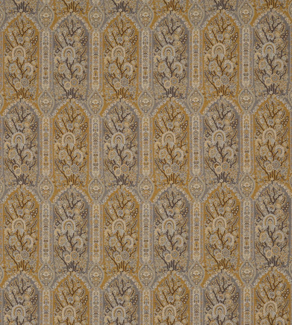 Winton Fabric by GP & J Baker Grey/Mustard