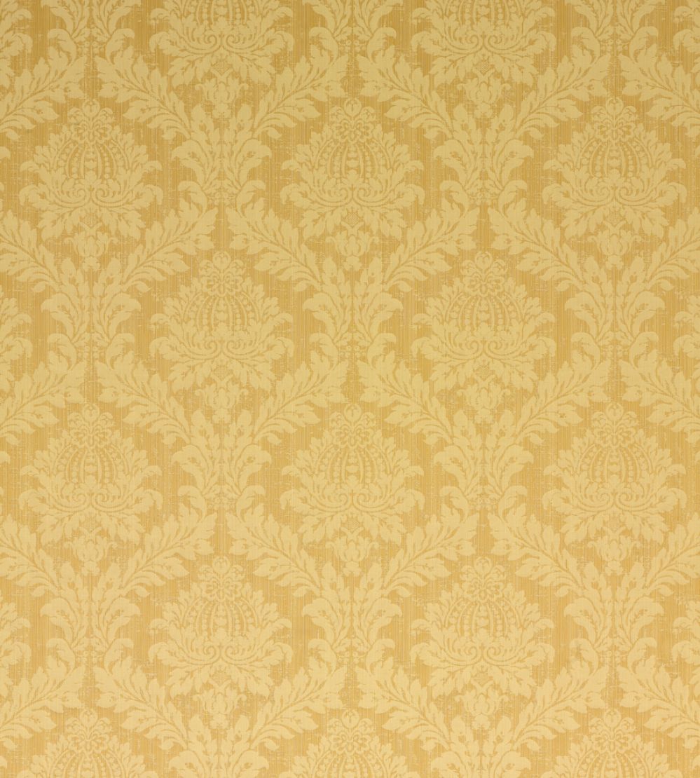 Lydford Damask Fabric by GP & J Baker Gilt