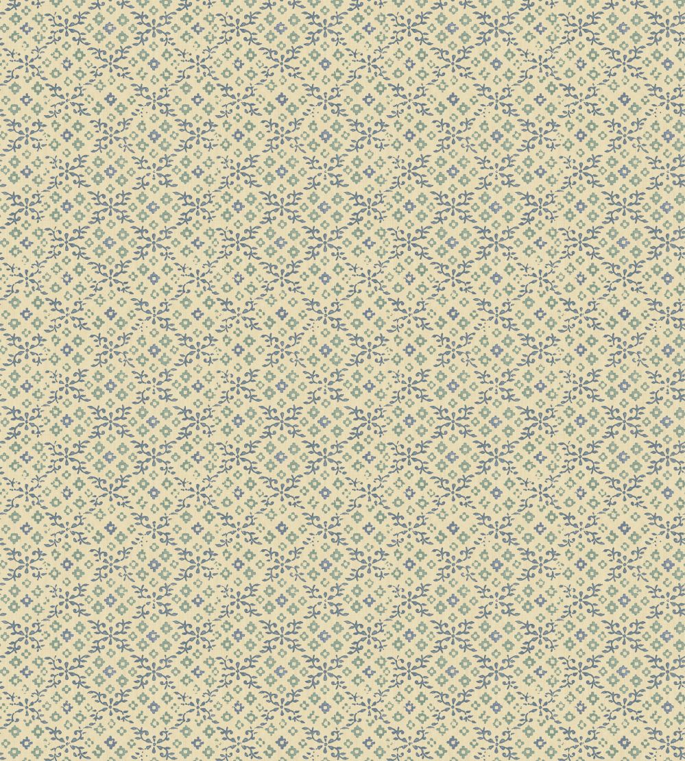 Grantly Wallpaper by GP & J Baker Blue