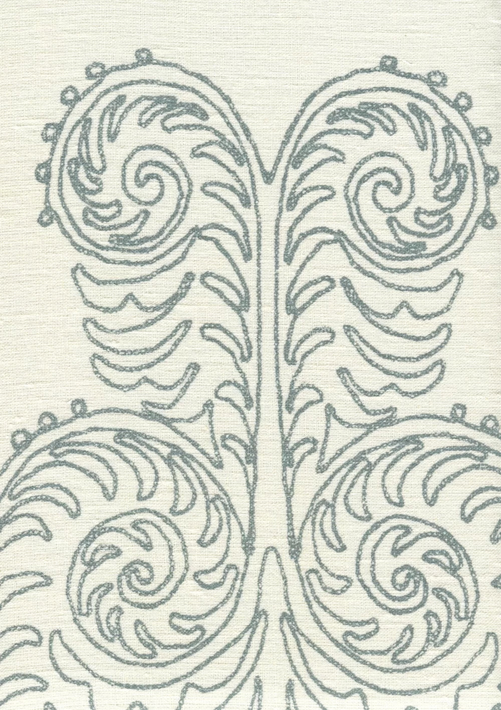 Gypsy Dance Vapor on Off White fabric by Home Couture